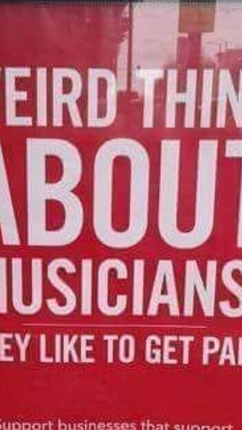 Wie hebben muzikanten nodig voor hun plannen in de muziek?